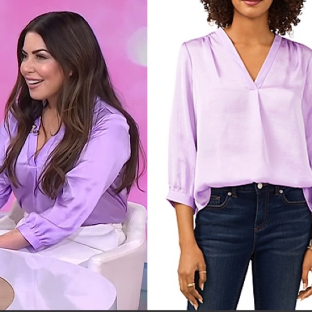 Vince Camuto Stunning Lavender Blouse